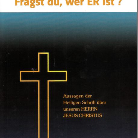 Cover vom Buch Fragst du, wer ER ist?